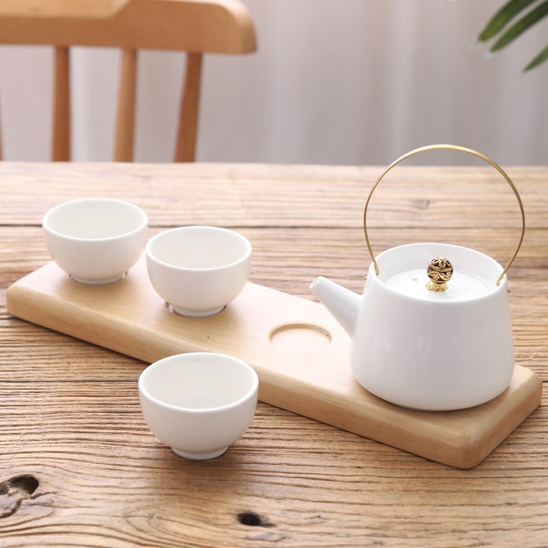 茶具套装提梁壶功夫茶整套日式茶盘陶瓷家用下午花茶旅行简约水具在类目 餐饮具, 茶具, 功夫茶具中 - 来自Buy2taobao.com提供专业的淘宝代购服务