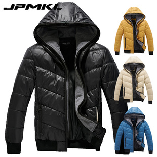  淘金币 韩版潮流新款秋冬装男士棉衣青少年连帽棉服男装加厚外套