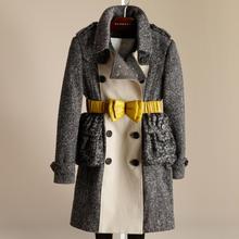 Hong Kong Shopping Burberry Burberry trench coat winter new children's clothing cotton tweed daughter 38448401
