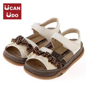  ucanudo女童凉鞋韩版新款公主鞋儿童宝宝女孩凉鞋特价UL12017