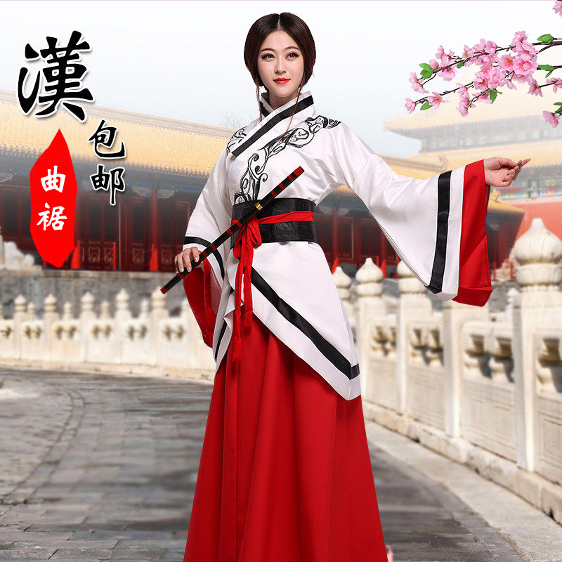 漢服女襦裙古風表演服古裝仙女飄逸廣袖傳統襦裙中國風刺繡套裝在類目 女裝/女士精品, 唐裝/民族服裝/舞臺服裝, 民族服裝/舞臺裝中 - 來自Buy2taobao.com提供專業的淘寶代購服務