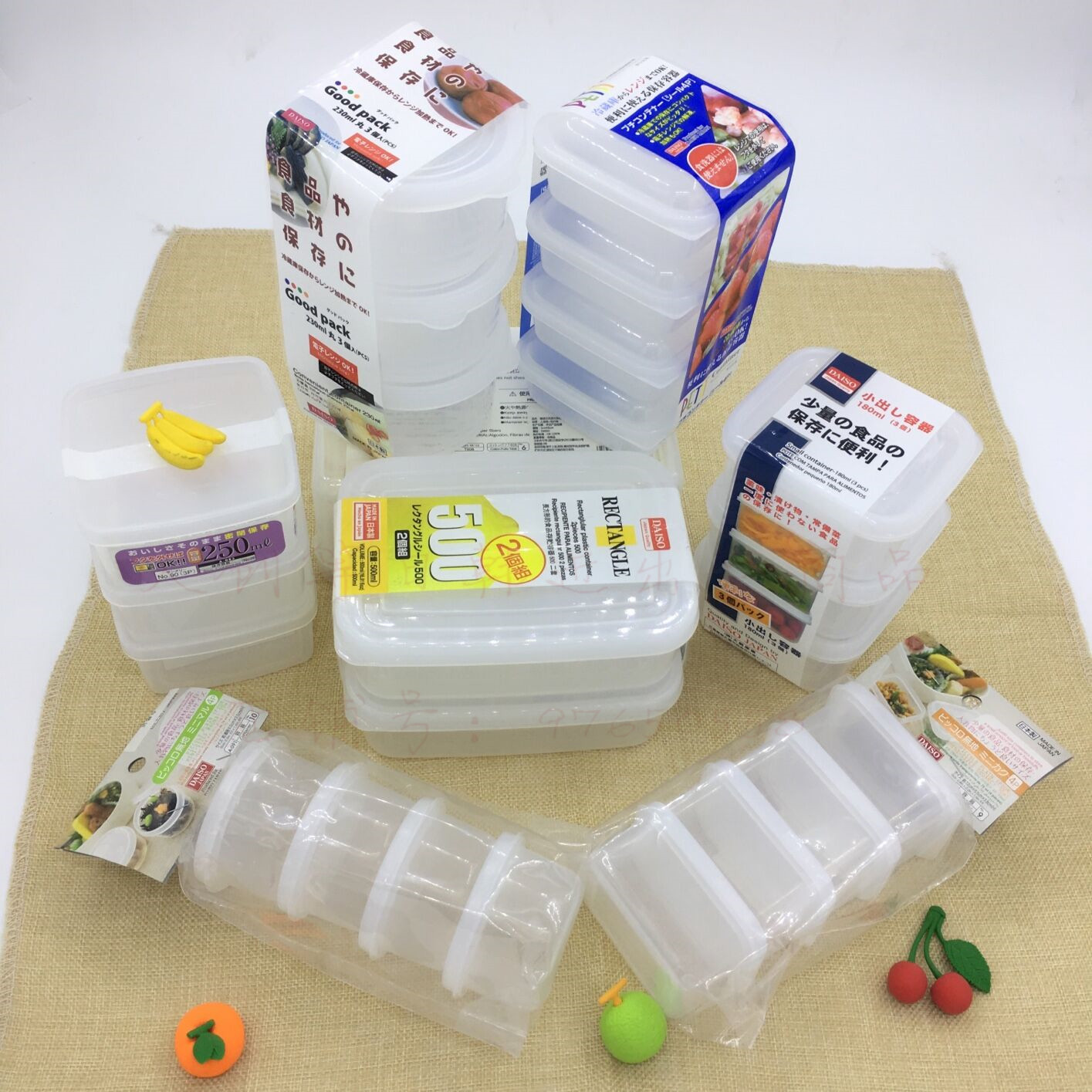 Daiso Japan Daiso Crisper clay Of boxing Mini food Crisper Sealed box Complementary box Multiplein the Tableware , Fresh container/Fresh Containers , Crisper category - from Buy2taobao.com to provide professional Taobao agent buy service