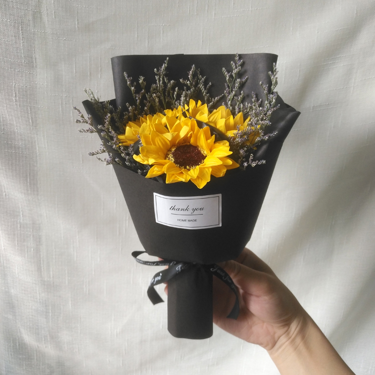 单支向日葵香皂花束礼盒肥皂花毕业花束送男生生日中山广州深圳|ruв категории доставка цветов/цветок моделирования/растения садоводства, мультфильм цветы/шоколад, цветы (новая), мультфильм цветы - от Buy2taobao.com для оказания профессиональной услуги покупки агента Taobao
