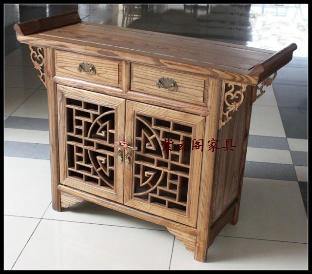 Wood shoe Elm Antique Furniture Lockers Sideboard Shoe cabinet Alice head cabinet Chinese classical Special Offerin the Residential furniture , Cabinet , Shoebox category - from Buy2taobao.com to provide professional Taobao agent buy service