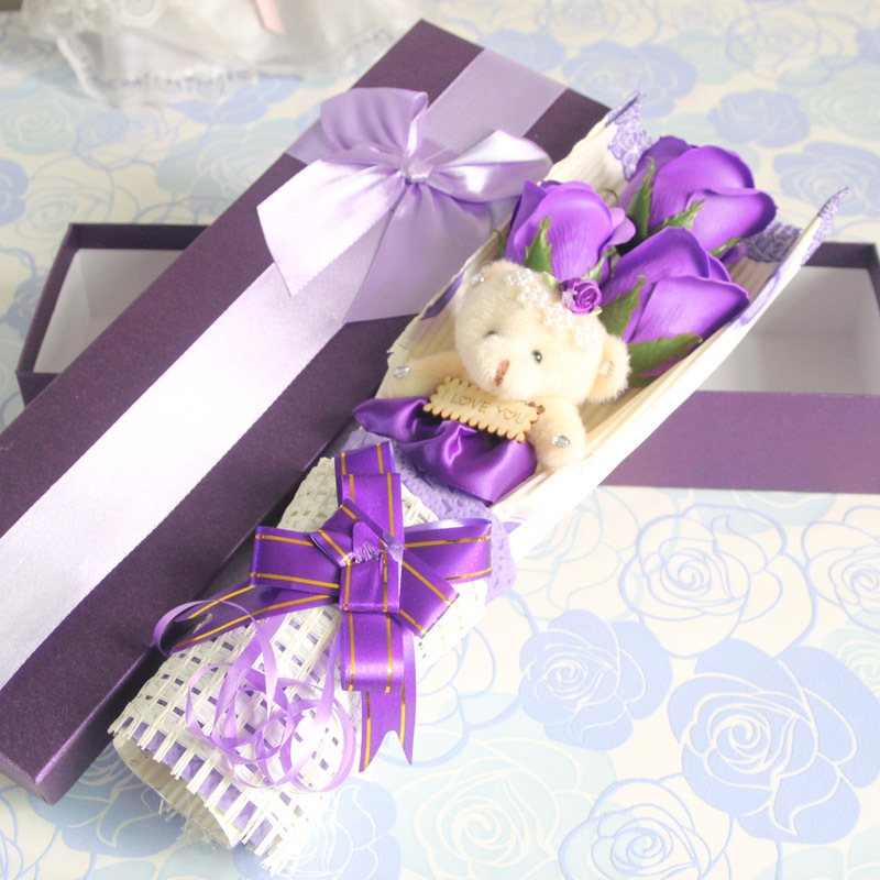 3 rose Carnation Soap Bouquet of flowers Valentines Day Wife gift Mother Teacher's Day A birthday presentin the Flower delivery/Flowers simulation/Plants gardening , Artificial flowers/Plants/Finished fruits and vegetables (New) , Artificial flowers category - from Buy2taobao.com to provide professional Taobao agent buy service