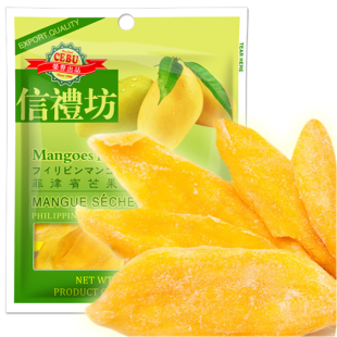  信礼坊 原装菲律宾进口CEBU宿务顶级芒果干100g 宿雾芒果干