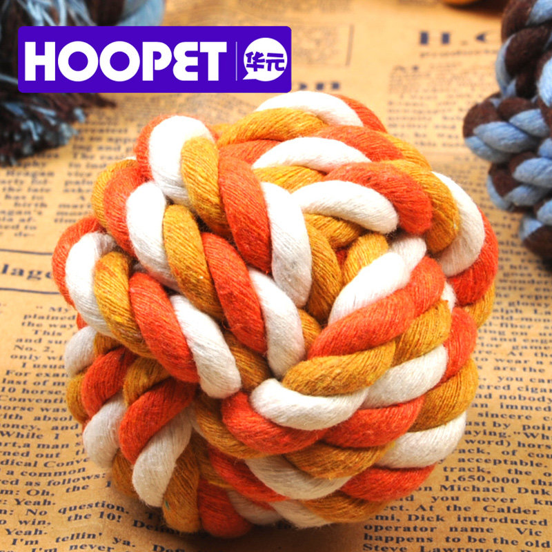 Dog rope ball dog bite teeth bite bite ball pet chew rope dog toy pet toys b