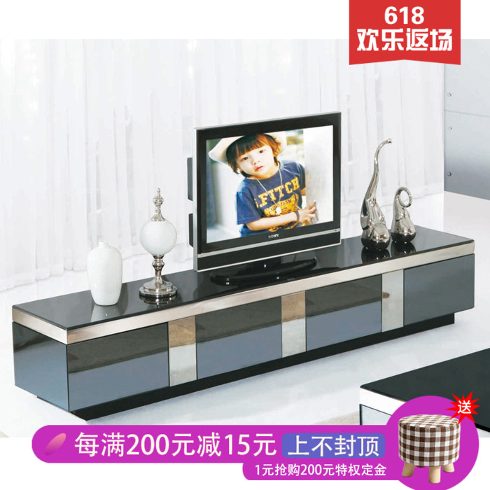 modern Simple TV cabinet high-grade Toughened glass brand residence furniture Small apartment a living room tea table TV cabinetin the Residential furniture , Cabinet , TV cabinet category - from Buy2taobao.com to provide professional Taobao agent buy service