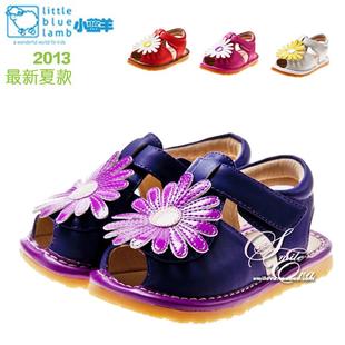  小蓝羊 包邮 夏季新款 女童女宝 宽头 1-3岁 叫叫凉鞋 5509