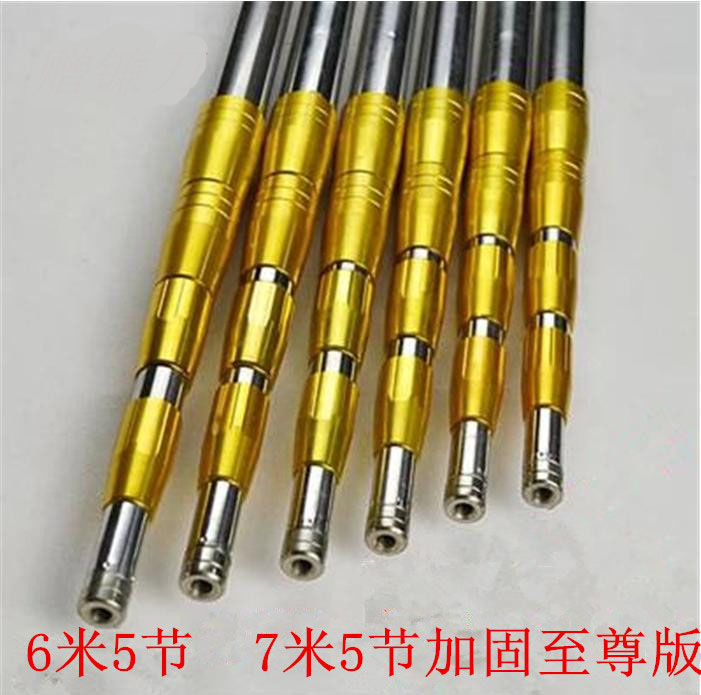 Stainless steel reinforce Thickening 6575 Dip net Telescoping location Net Fish forkin the Outdoor/Mountaineer/Camping/Travel Goods , Fishing equipment , Landing net pole category - from Buy2taobao.com to provide professional Taobao agent buy service