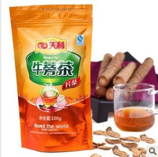  天利牛蒡茶正品5包包邮 片茶 有赠送