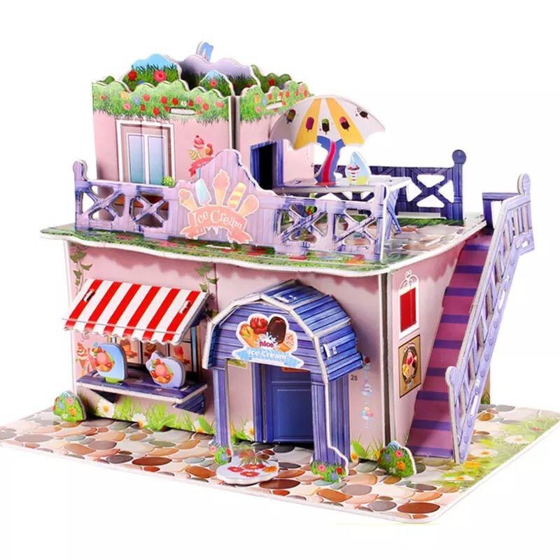 儿童玩具3d立体拼图小女孩木质拼装模型智力益智6-7 8 9 10 11岁|ruв категории игрушка/коляска/головоломка/блоки/модель, бусы/головоломка/в паре/демонтаж/бить игрушки, головоломка/деревоплита - от Buy2taobao.com для оказания профессиональной услуги покупки агента Taobao