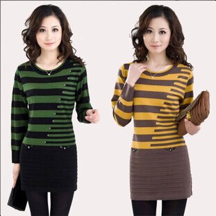 紫竹风韵中<em>长款毛衣</em>新品<em>中年女</em>连衣裙秋冬装羊