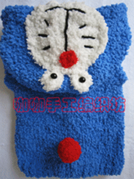 成品 机器猫 马甲 <em>绒绒</em>马甲 手工编织 <em>绒绒线</em> 儿