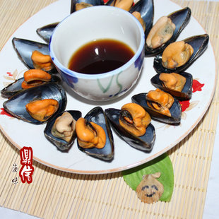  海鲜批发海虹鲜活水产青口贝新鲜淡菜贻贝海鲜海珍个大肉肥鲜活