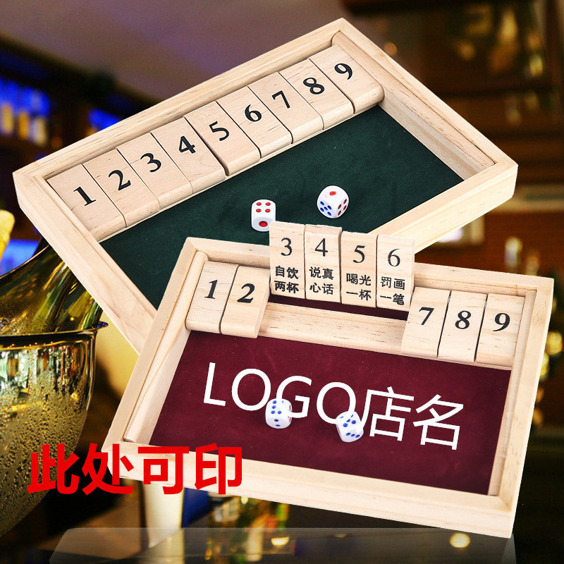 Drinking Toys bar KTV game Reprint Flop wooden game Box customer prop tool dicein the Play mode/Anime/Periphery/cos/Board games , Chess/Board games , Other chess/Table Games category - from Buy2taobao.com to provide professional Taobao agent buy service