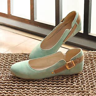 时尚英伦复古女鞋...