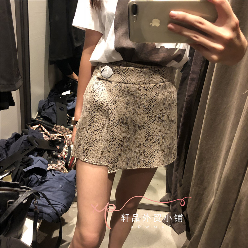 2019 summer new pattern Women's wear Printed snake Culotte Short skirt skirt 9640223 9640/223in the Women's clothing/Boutique , Skirts category - from Buy2taobao.com to provide professional Taobao agent buy service