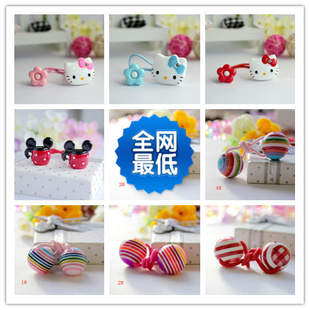  台湾进口正品发饰 多款可爱卡通发绳 儿童宝宝头绳发饰 狂促超值