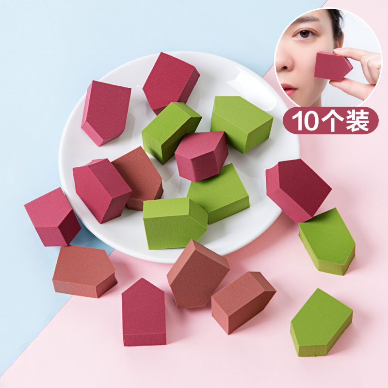 干湿两用小房子不吃粉美妆蛋10个装化妆工具粉底液海绵冰淇淋粉扑|ruв категории семья/личные чистящие средства, потребительских уборка посуды, на поверхности/слойка - от Buy2taobao.com для оказания профессиональной услуги покупки агента Taobao