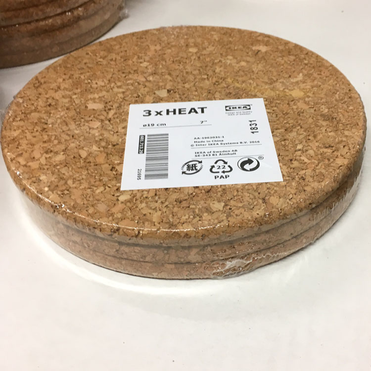 IKEA Sit pot mat 3 Cork pad Large heat insulation Potholders IKEA solid wood Potholders Special Offerin the Kitchen/Cooking utensils , Cooking utensils , Other category - from Buy2taobao.com to provide professional Taobao agent buy service