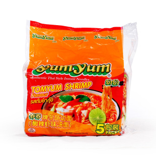  特价实惠 泰国进口方便面 养养牌冬阴功面/酸辣虾味汤面/70g*5/包