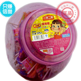  年货/不二家棒棒糖桶装/水果味罐装/喜糖/零食/糖果/60支/375g