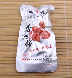  湖南特产好棒美鸭脖香辣10g 好吃的零食 限时特价  满25元包邮