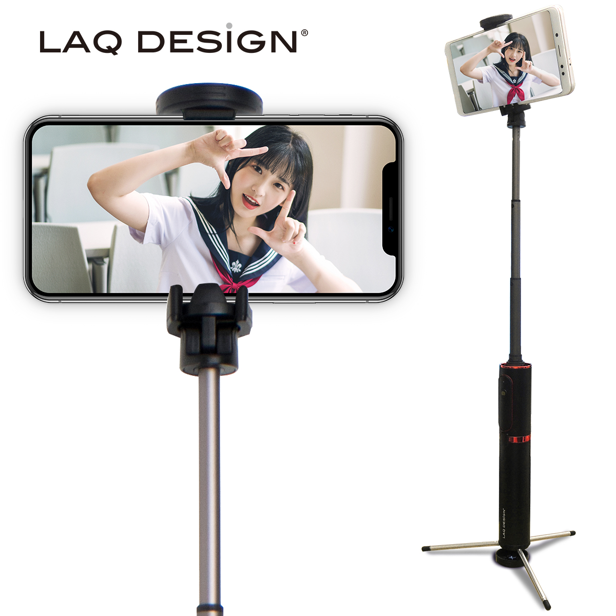 LAQ DESIGN无线蓝牙美图81厘米直播抖音收纳远程遥控三脚架自拍杆|ruв категории Цифровые аксессуары, аксессуары для мобильных телефонов, телефон фотографии частей, автодин род/стойка - от Buy2taobao.com для оказания профессиональной услуги покупки агента Taobao