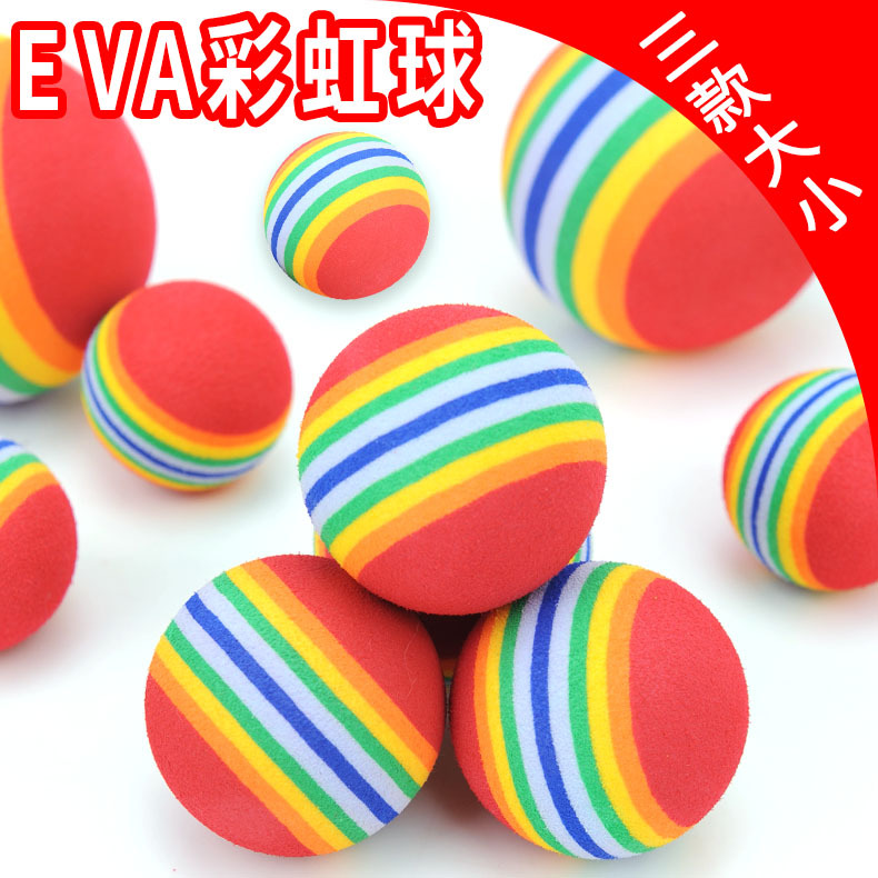 猫咪玩具EVA彩虹玩具球浮水玩具|msdalam kategori haiwan peliharaan/makanan haiwan dan bekalan, Cat/Mainan anjing, bola getah/mainan sfera - dari Buy2taobao.com untuk memberikan perkhidmatan ejen Taobao profesional membeli