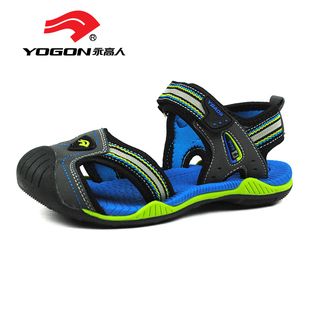  永高人男凉鞋 男童鞋子新款 中童包头凉鞋 儿童沙滩鞋运动鞋