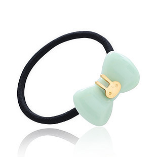 亚克力蝴蝶结头绳丸子...