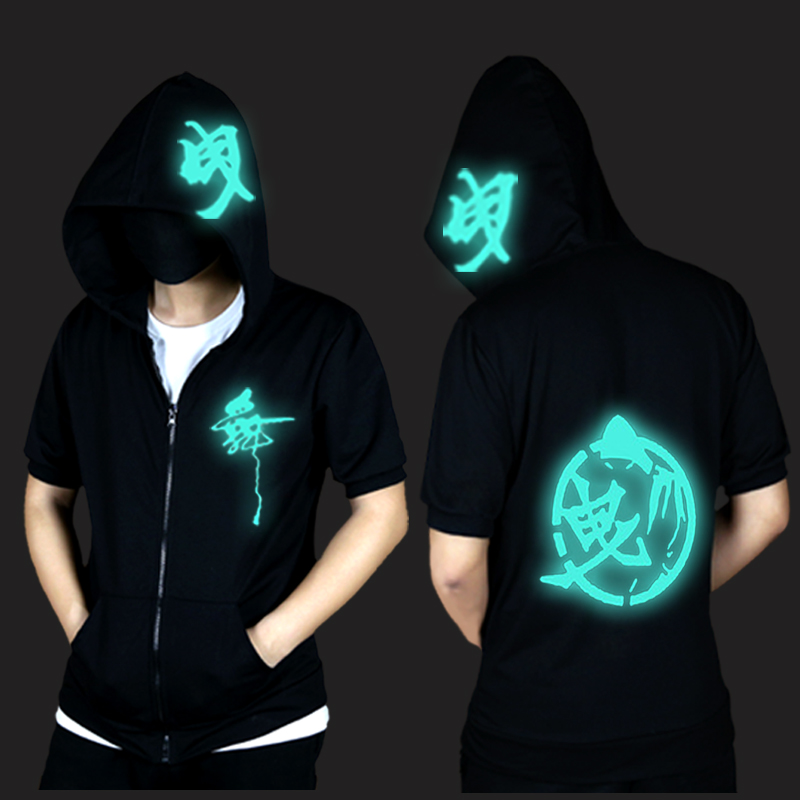 Teenagers student Child Ghost trot clothes Short sleeved Noctilucent Sweater fluorescence coatin the Men's clothing, Sweater category - from Buy2taobao.com to provide professional Taobao agent buy service