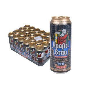  德国啤酒 进口啤酒  修士烈性黄啤酒 24听整箱装 包邮