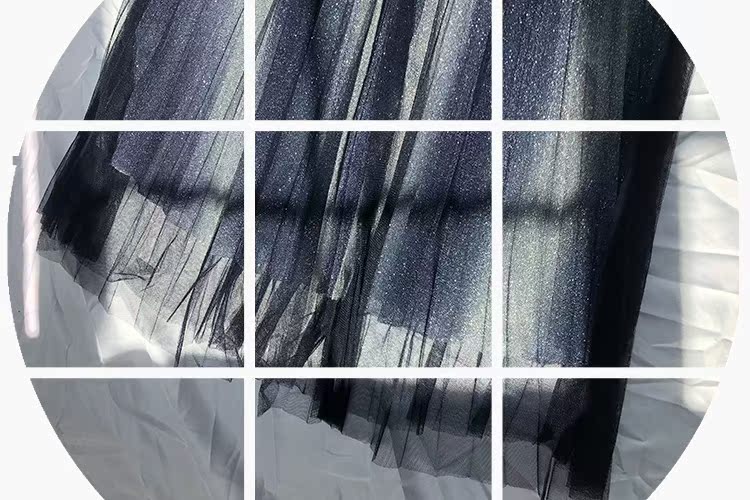 真闪亮!双层网纱 春季新款高腰显瘦百褶中长款时尚百搭半裙女|ruв категории Женская одежда, юбка - от Buy2taobao.com для оказания профессиональной услуги покупки агента Taobao