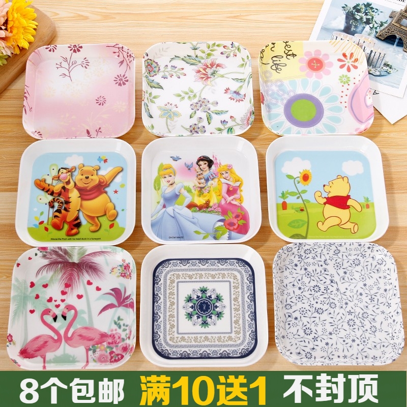 吐骨头盘碟家用骨碟餐桌装垃圾的盘子小吃小碟子塑料干果壳盆渣盘|ruв категории посуда, посуда, диск - от Buy2taobao.com для оказания профессиональной услуги покупки агента Taobao