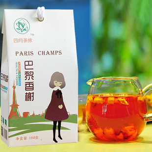  四月茶侬 水果茶 进口巴黎香榭 花果茶 果味茶 买2送大麦茶+砂糖
