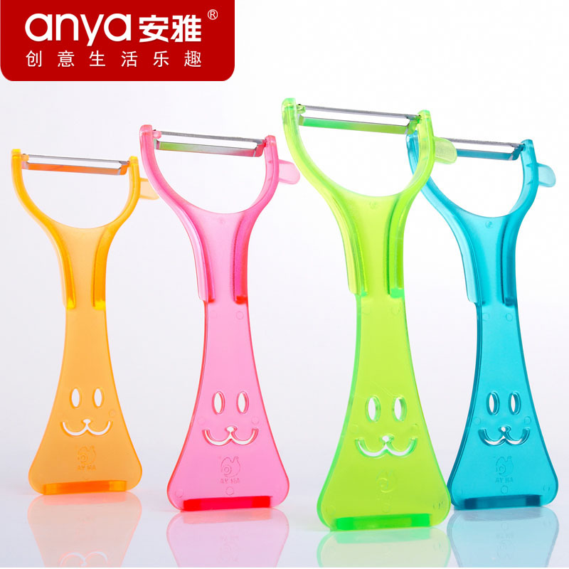 【正品】安雅创意笑脸削皮器 蔬菜水果削皮刀实用刨刀厨房用品301 【正品】安雅创意笑脸削皮器 蔬菜水果削皮刀实用刨刀厨房用品301