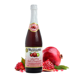  Martinelli's 起泡苹果酒 苹果+红石榴 不含酒精 750ML