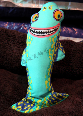 满58包邮 宠物用品 美国fatcat 笑脸鲨鱼 宠物发