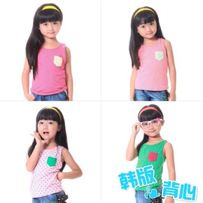 包邮特价韩版多款式童装女童背心