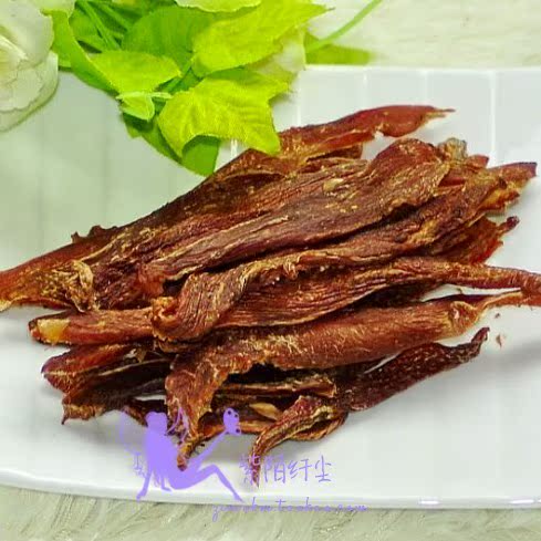 【紫陌】自制宠物零食 风干鸭肉干 狗零食 狗狗