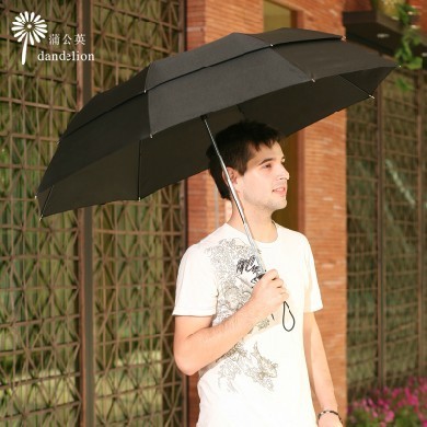 包邮自动高档晴雨伞双层防风超大雨伞二折折叠