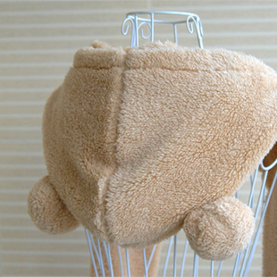  包邮 新年礼物亲子款韩版熊耳朵帽子围巾手套一体三件套保暖围巾