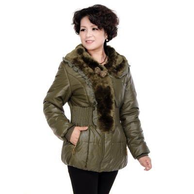 中老年女装棉服棉衣中年女装棉袄厚外套妈妈装
