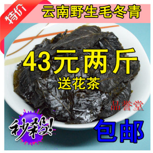  2斤包邮 100%正品云南毛冬青茶叶 野生毛冬青苦甘养生茶 人工细选
