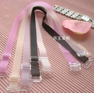 1.5公分<em>塑料</em>扣硅胶隐形<em>吊带 文胸</em>带肩带 高级 