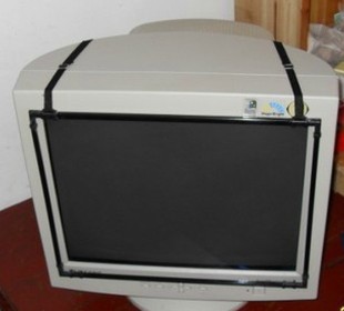 包邮正品19寸正CRT保护屏老式电脑防辐射屏