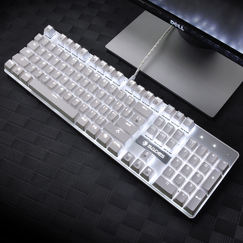 Seiders Mechanical Keyboard horse race lamp Black shaft Tea axis Electronic competition lol Cedars whitein the Computer Hardware/Monitor/Computer Peripherals , Keyboard category - from Buy2taobao.com to provide professional Taobao agent buy service
