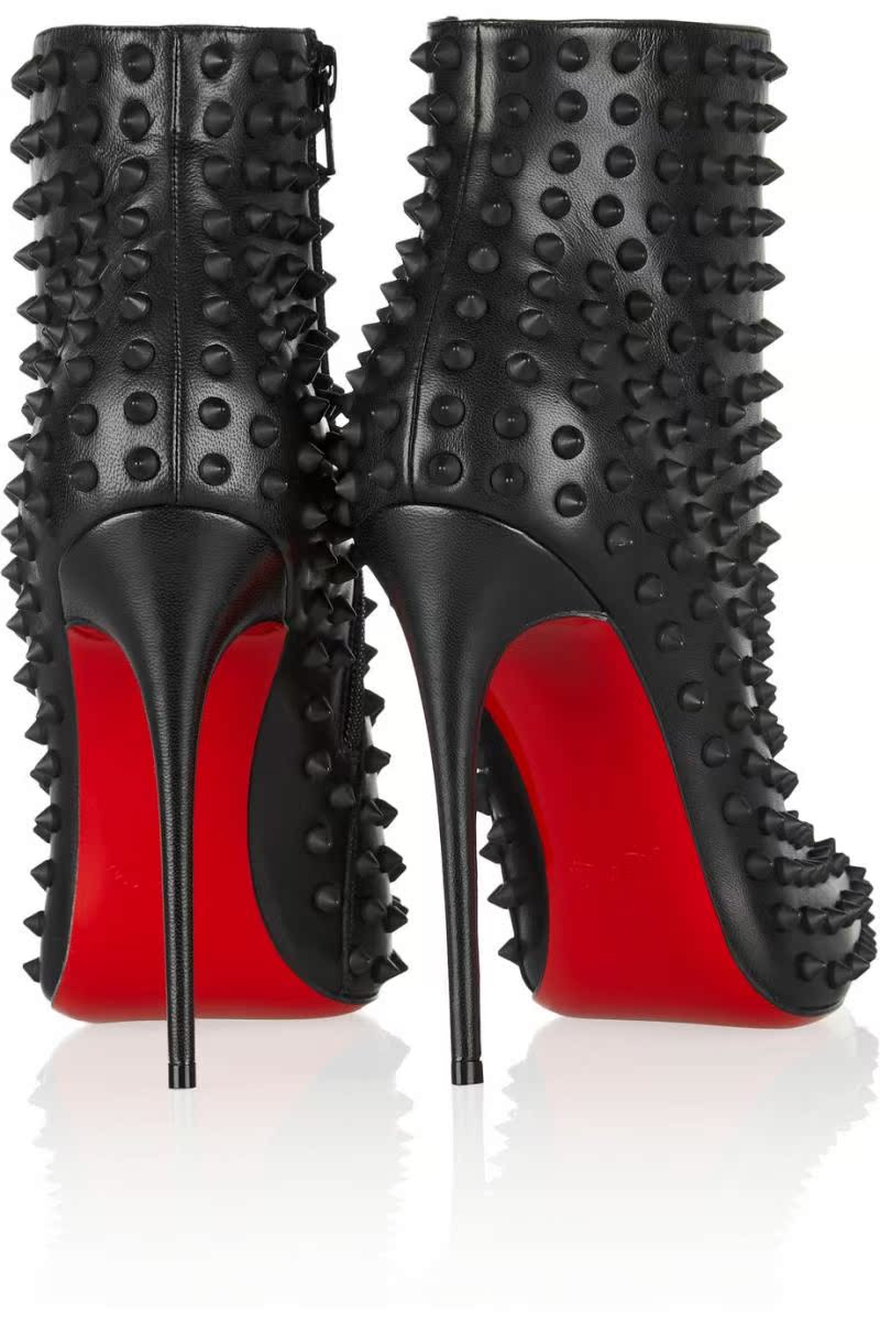 Christian louboutin ботинки с шипами